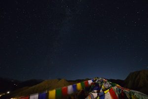 Tsemo Maitreya Temple・ツェモゴンパからの夜空