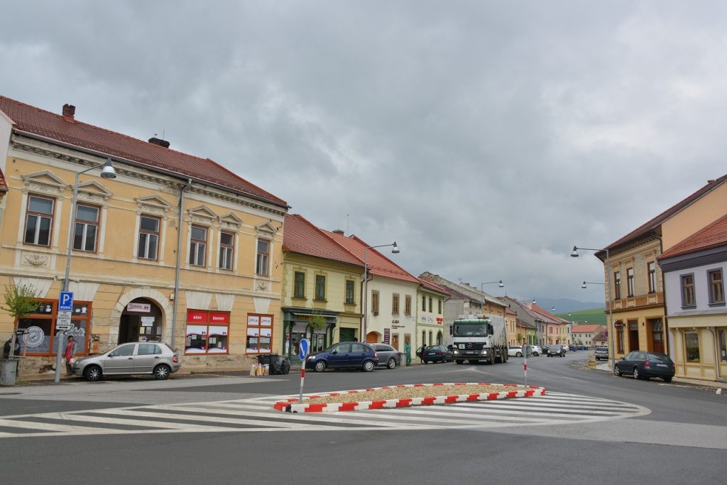 Spišské Podhradieの街並み