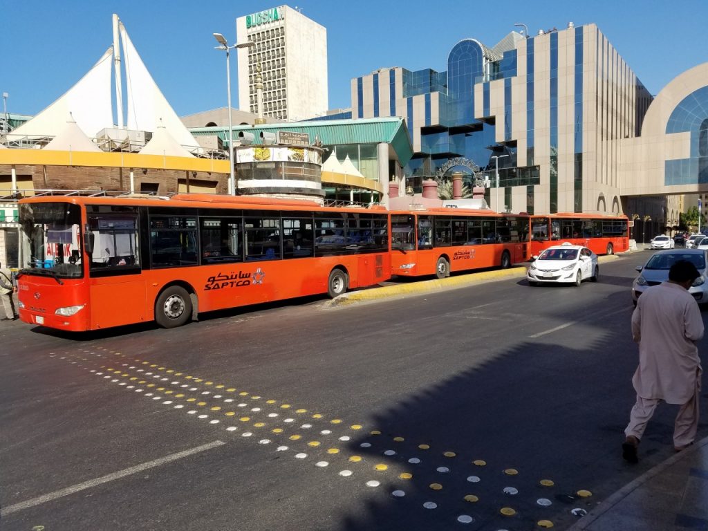 ジェッダ市内の路線バス